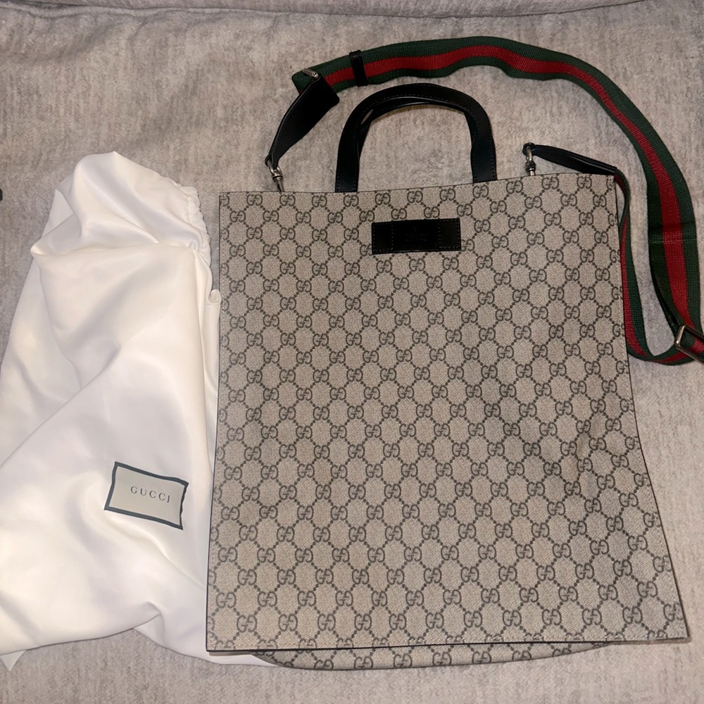 Gucci Supreme Web Vertical Satchel